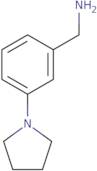 [3-(Pyrrolidin-1-yl)phenyl]methanamine