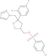 [(3S,5R)-5-(2,4-Difluoro-phenyl)-5-[1,2,4]triazol-1-ylmethyl-tetrahydro-furan-3-ylmethyl 4-chlorob…