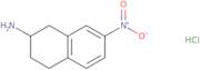 7-Nitro-1,2,3,4-tetrahydro-naphthalen-2-ylamine hydrochloride