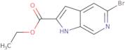 Ethyl 5-Bromo-1H-pyrrolo-[2,3-c]-pyridine-2-carboxylate