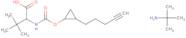 2-Methylpropan-2-amine (S)-3,3-dimethyl-2-((((1R,2R)-2-(pent-4-yn-1-yl)cyclopropoxy)carbonyl)amino…