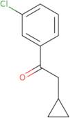 1-(3-Chlorophenyl)-2-cyclopropylethan-1-one