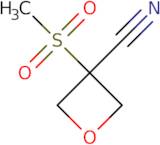3-(Methylsulfonyl)oxetane-3-carbonitrile