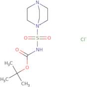 tert-Butyl N-(4-aza-1-azoniabicyclo[2.2.2]octan-1-ylsulfonyl)carbamate chloride