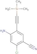 4-Amino-2-chloro-5-[(trimethylsilyl)ethynyl]benzonitrile