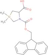 1-(((9H-Fluoren-9-yl)methoxy)carbonyl)-3,3-dimethyl-1,3-azasilolidine-5-carboxylic acid