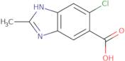 5-Chloro-2-methyl-1H-benzo[D]imidazole-6-carboxylic acid
