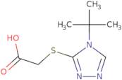 2-[(4-tert-Butyl-4H-1,2,4-triazol-3-yl)sulfanyl]acetic acid