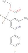 Ethyl 6-(4-fluorophenyl)-2-methyl-4-(trifluoromethyl)nicotinate