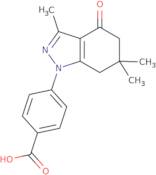 4-(3,6,6-Trimethyl-4-oxo-4,5,6,7-tetrahydro-1H-indazol-1-yl)benzoic acid