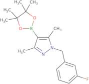 1-(3-Fluoro-benzyl)-3,5-dimethyl-4-(4,4,5,5-tetramethyl-[1,3,2]dioxaborolan-2-yl)-1H-pyrazole