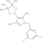 1-(3,5-Difluoro-benzyl)-3,5-dimethyl-4-(4,4,5,5-tetramethyl-[1,3,2]dioxaborolan-2-yl)-1H-pyrazole