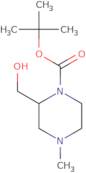 tert-Butyl 2-(hydroxymethyl)-4-methylpiperazine-1-carboxylate