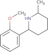 rac-(2R,6R)-2-(2-Methoxyphenyl)-6-methylpiperidine