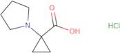 1-(Pyrrolidin-1-yl)cyclopropane-1-carboxylic acid hydrochloride