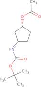 (1R,3S)-3-((tert-butoxycarbonyl)amino)cyclopentyl acetate