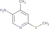 3-Amino-4-methyl-6-(methylthio)pyridine