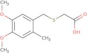 2-{[(4,5-Dimethoxy-2-methylphenyl)methyl]sulfanyl}acetic acid