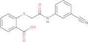 2-({[(3-Cyanophenyl)carbamoyl]methyl}sulfanyl)benzoic acid