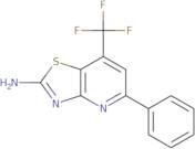 5-Phenyl-7-(trifluoromethyl)-[1,3]thiazolo[4,5-b]pyridin-2-amine