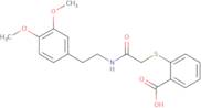 2-[({[2-(3,4-Dimethoxyphenyl)ethyl]carbamoyl}methyl)sulfanyl]benzoic acid