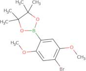 2-(4-Bromo-2,5-dimethoxyphenyl)-4,4,5,5-tetramethyl-1,3,2-dioxaborolane