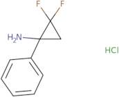 2,2-Difluoro-1-phenylcyclopropan-1-amine hydrochloride
