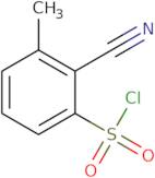 2-Cyano-3-methylbenzene-1-sulfonyl chloride