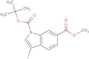 1-tert-Butyl 6-methyl 3-iodo-1H-indole-1,6-dicarboxylate