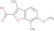 6-Methoxy-3,7-dimethyl-1-benzofuran-2-carboxylic acid