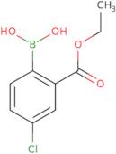 4-Chloro-2-(ethoxycarbonyl)benzeneboronic acid