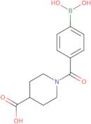 1-(4-Boronobenzoyl)piperidine-4-carboxylic acid