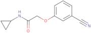 2-(3-Cyanophenoxy)-N-cyclopropylacetamide