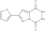 7-Sulfanyl-2-(thiophen-2-yl)-4H,5H-pyrazolo[1,5-d][1,2,4]triazin-4-one