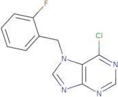 6-chloro-7-[(2-fluorophenyl)methyl]-7H-purine
