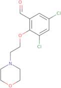 3,5-Dichloro-2-[2-(morpholin-4-yl)ethoxy]benzaldehyde