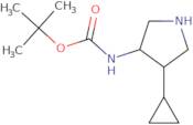 rac-tert-Butyl N-[(3R,4S)-4-cyclopropylpyrrolidin-3-yl]carbamate