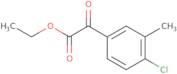 Ethyl 4-chloro-3-methylbenzoylformate