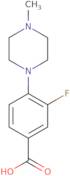 3-Fluoro-4-(4-methylpiperazin-1-yl)benzoic acid