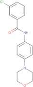 3-Chloro-N-(4-morpholin-4-ylphenyl)benzamide