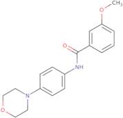 3-Methoxy-N-[4-(morpholin-4-yl)phenyl]benzamide