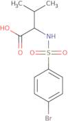 2-{[(4-Bromophenyl)sulfonyl]amino}-3-methylbutanoic acid