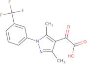 2-{3,5-Dimethyl-1-[3-(trifluoromethyl)phenyl]-1H-pyrazol-4-yl}-2-oxoacetic acid