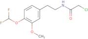 2-Chloro-N-{2-[4-(difluoromethoxy)-3-methoxyphenyl]ethyl}acetamide