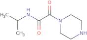 2-Oxo-2-(piperazin-1-yl)-N-(propan-2-yl)acetamide