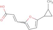 (2E)-3-[5-(2-Methylcyclopropyl)furan-2-yl]prop-2-enoic acid