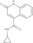 N-Cyclopropyl-2-sulfanylquinoline-4-carboxamide