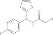 2-Chloro-N-[(4-fluorophenyl)(thiophen-2-yl)methyl]acetamide