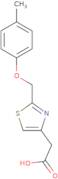 2-[2-(4-Methylphenoxymethyl)-1,3-thiazol-4-yl]acetic acid