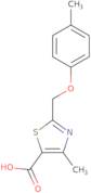 4-Methyl-2-[(4-methylphenoxy)methyl]-1,3-thiazole-5-carboxylic acid